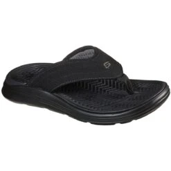 Skechers Sargo - Point Vista Herren Trekkingsandalen -Adidas Geschäft skechers 204383 blk detail2